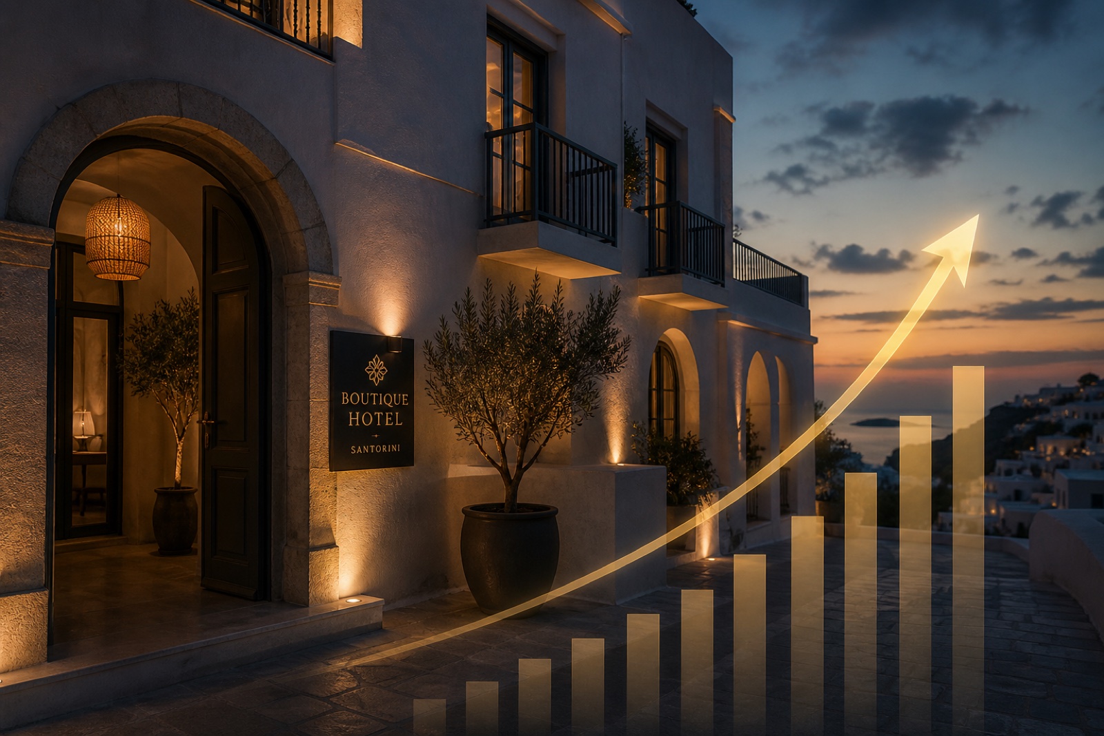 Greek hotel with revenue rising