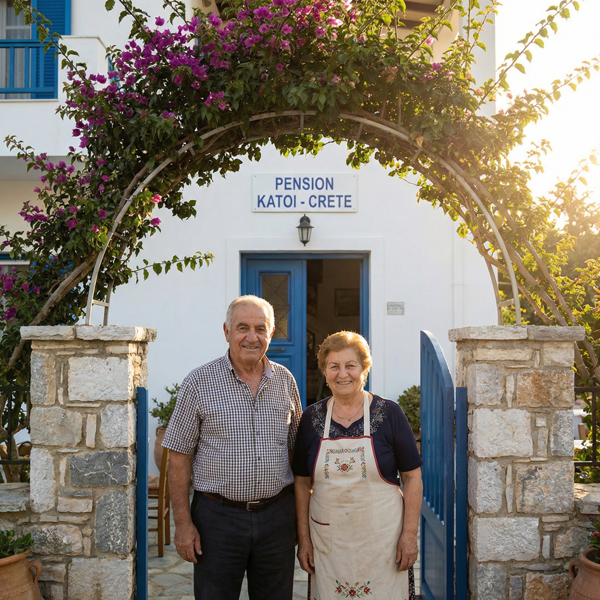 Greek pension Crete