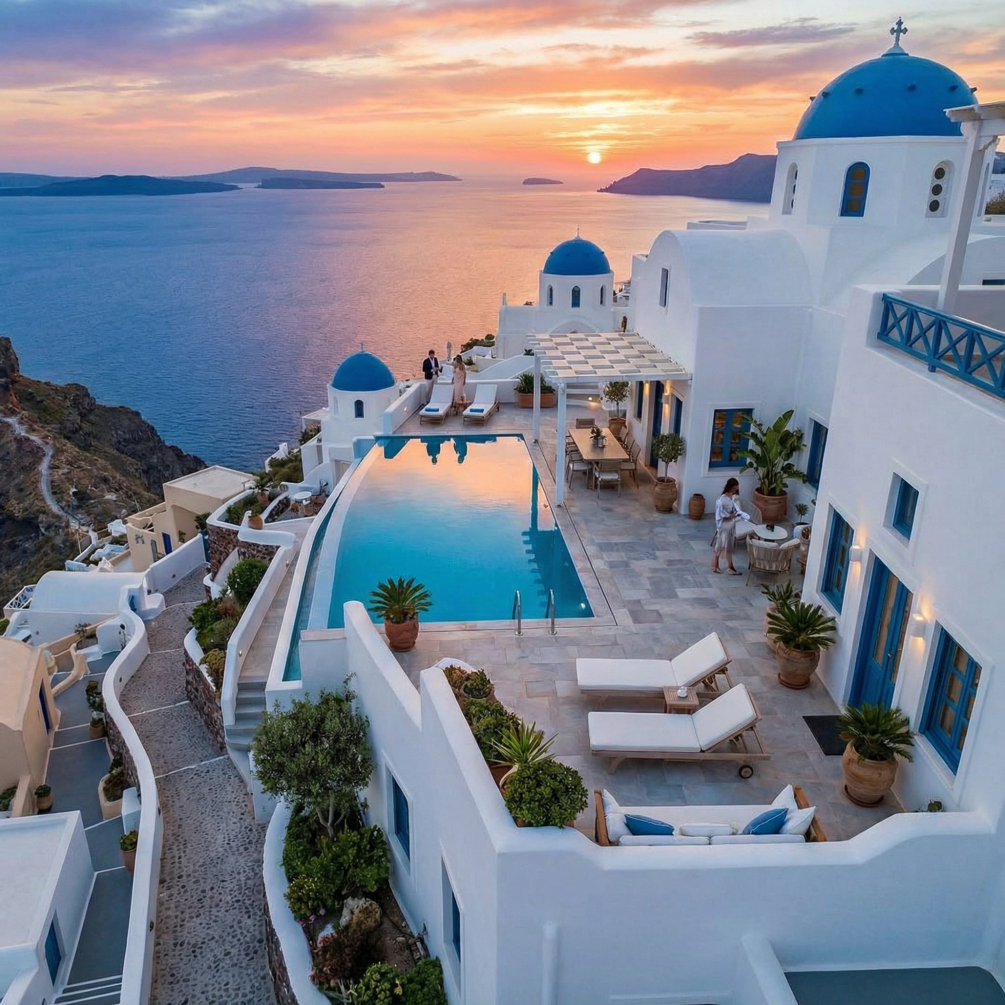 Santorini villa